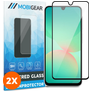 Mobigear Premium Samsung Galaxy A26 Vidro temperado Película de ecrã - Compatível com capas - Preto (Pack de 2)