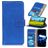 Mobigear Croco POCO X5 Funda tipo libro Cartera - Azul
