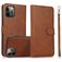 Mobigear Wallet iPhone 16 Pro Case Detachable 2-in-1 Wallet Case Wallet - Brown