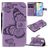 Mobigear Butterfly iPhone 12 Mini Capa livro Carteira - Roxo