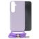 Mobilize Lanyard Gelly Samsung Galaxy A05s Joustava TPU Suojakuori kaulanauhalla - Pastel Purple