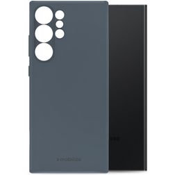 Mobilize Rubber Gelly Samsung Galaxy S24 Ultra Fleksibel TPU Bagsidecover - Matt Blue