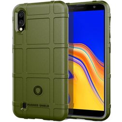 Mobigear Rugged Shield Samsung Galaxy A01 Core TPU flexible Carcasa Antigolpes - Verde