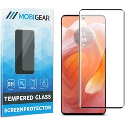 Mobigear Premium Motorola Edge 50 Ultra Panssarilasi Näytönsuoja - Suojakuoren kanssa yhteensopiva