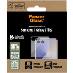 PanzerGlass Ultra Wide Fit Samsung Galaxy Z Flip 7 Glas Skærmbeskytter - Case Friendly