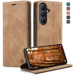 CaseMe 013 Samsung Galaxy S26 Plus Pungetui med Seddelrum - Brun