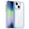 Mobigear Crystal iPhone 14 Plus Hårdt Bagsidecover - Gennemsigtig / Blå