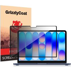 GrizzlyCoat MacBook Neo 13 tum (2026) Skärmskydd Privacy Skyddsfilm - Skalvänligt - Svart