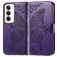 Mobigear Butterfly OPPO Reno 12 Pro Knížkové pouzdro Peněženka - Fialová