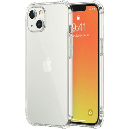 Mobigear Cushion Transparente iPhone 13 TPU flexible Carcasa Antigolpes - Transparente