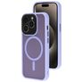 Mobiparts Hardcover iPhone 15 Pro MagSafe Hardcase Etui plecki - Satin Lila
