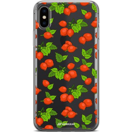 Mobigear iPhone XS Max Fleksibel TPU Bagsidecover - Rose Hips