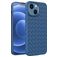 Mobigear Woven iPhone 14 Plus Flexibel TPU Skal - Mörkblå