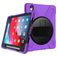 Mobigear SureGrip XGuard iPad Air 11 pollici (2026) Plastica rigida / Silicone Back cover + Portapenna + Tracolla + Supporto - Viola