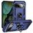 Mobigear Armor Ring Google Pixel 9 Funda Plástico rígido Carcasa Antigolpes con anillo - Azul