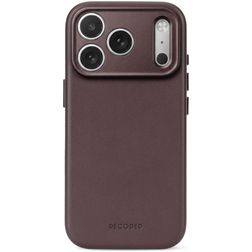 Decoded iPhone 18 Pro MagSafe Genuine Leather Back cover Shockproof - Chocolat Brown