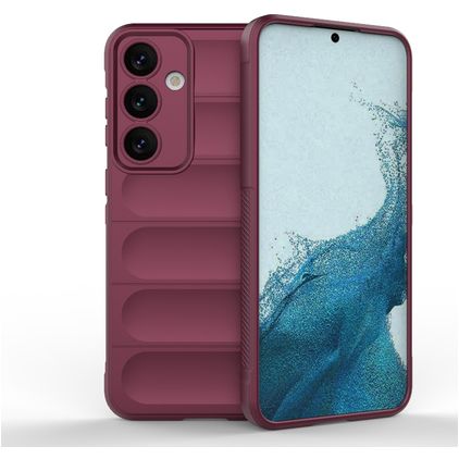 Mobigear Bumpy Samsung Galaxy S24 Plus TPU flexível Capa traseira - Vermelho