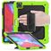 Mobigear SureGrip Xtreme iPad Air 13 polegadas (2026) Capa Plástico rígido / Silicone Capa traseira + Suporte para caneta stylus + Alça de ombro + Suporte - Verde