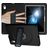 Mobigear Ruggedized iPad 11 (2025) EVA-skum Bagsidecover + Stander - Sort