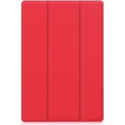 Mobigear Tri-Fold Gel Samsung Galaxy Tab A8 10.5 (2021) TPU / Cuero sintético Funda tipo libro - Rojo