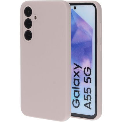 Mobiparts Samsung Galaxy A55 Silicone Capa traseira - Soft Salmon