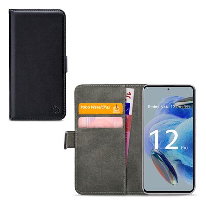 Mobilize Classic Gelly Wallet Xiaomi Redmi Note 12 Pro Pungetui med Seddelrum - Sort