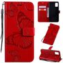 Mobigear Butterfly Samsung Galaxy A51 Wallet case - Red