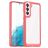 Mobigear Crystal Samsung Galaxy S23 Plus Hårdt Bagsidecover - Gennemsigtig / Rød