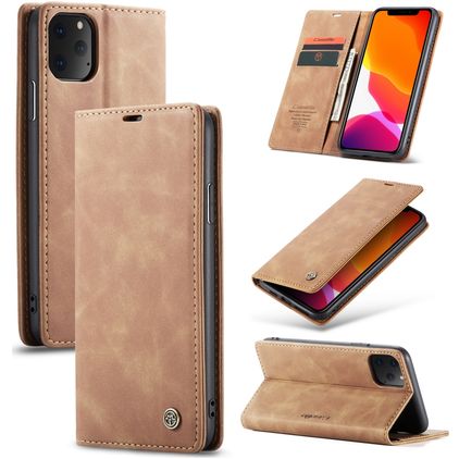 CaseMe 013 iPhone 11 Pro Wallet case - Brown