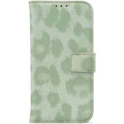 My Style Flex Wallet Samsung Galaxy S25 Ultra Pungetui med Seddelrum - Green Leopard