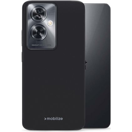 Mobilize Rubber Gelly OnePlus Nord N30 SE TPU flexible Carcasa - Matt Black