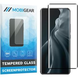 Mobigear Premium Xiaomi Mi 11 Vidro temperado Película de ecrã - Compatível com capas - Preto