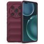 Mobigear Bumpy HONOR Magic 4 Pro Flexible TPU Back cover - Burgundy