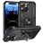 Mobigear Armor Ring iPhone 16 Pro Max Kova Suojakuori Iskunkestävä + Sormuspidike - Musta
