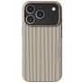Nudient Bold iPhone 17 Pro MagSafe Plástico rígido Capa traseira - Linen Beige
