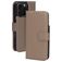 Mobiparts iPhone 16 Pro MagSafe Aito nahka 2-in-1-lompakkokotelo irrotettavalla kuorella + Setelitasku - Taupe