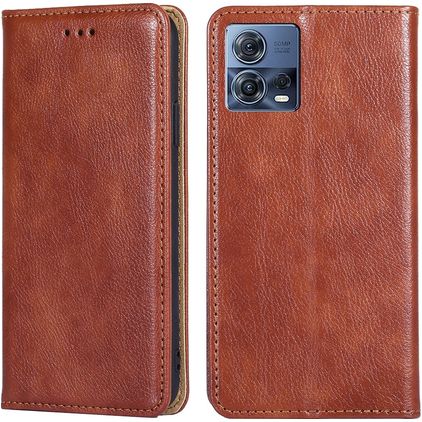 Mobigear Wallet Motorola Edge 30 Fusion Wallet case - Brown