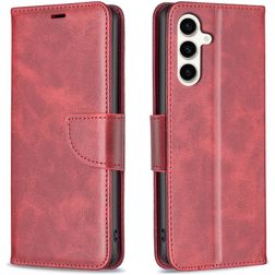 Mobigear Excellent Samsung Galaxy S24 FE Cover a libro portafoglio - Rosso