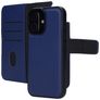 Mobiparts iPhone 16 MagSafe Cover Vera pelle Cover a libro 2 in 1 con guscio estraibile a portafoglio - Blu