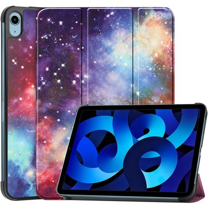 Mobigear Tri-Fold iPad 11 (2025) Cover a libro - Milky Way Nebula