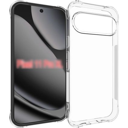 Mobigear Cushion Transparente Google Pixel 11 Pro XL TPU flexible Carcasa - Transparente