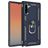 Mobigear Armor Ring Samsung Galaxy Note 10 Hardcase Back cover Antiurto con anello - Blu