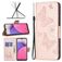 Mobigear Butterfly Samsung Galaxy A33 Wallet case - Rose Gold