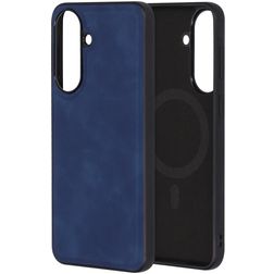 Mobiparts Classic Samsung Galaxy A57 MagSafe TPU / Konstläder Skal - Sapphire Blue
