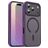 Mobigear Shockproof iPhone 17 Pro MagSafe Funda Plástico rígido Carcasa - Crystal Purple