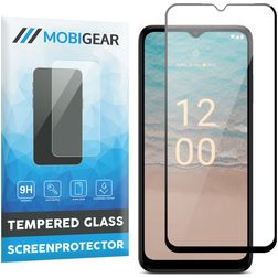 Mobigear Premium Nokia G22 Tempered Glass Screen Protector - Case Friendly - Black