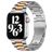 Mobigear Antwerp Rostfritt stål Apple Watch Armband Fjärilslås - 49/46/45/44 mm - Roséguld / Silver