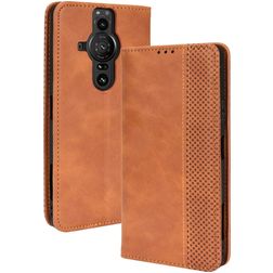 Mobigear Sensation Sony Xperia Pro-I Lompakkokotelo + Setelitasku - Ruskea