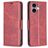 Mobigear Excellent iPhone 16 Funda tipo libro Cartera - Rojo