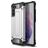 Mobigear Outdoor Samsung Galaxy S21 FE Kova Suojakuori Iskunkestävä - Hopea